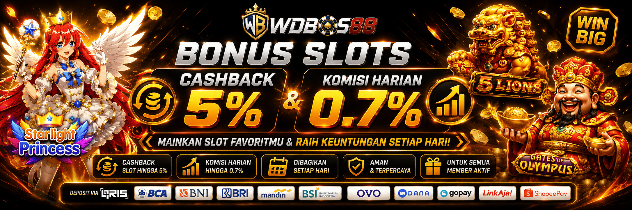WDBOS88: Situs Slot Gacor Hari Ini & Link Slot88 Gacor Gampang Menang promo